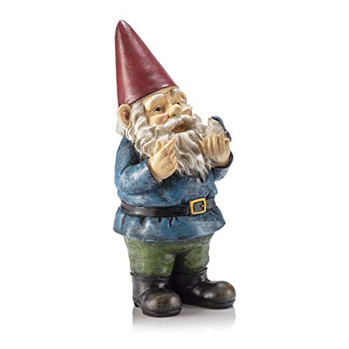 Garden Gnome Holding Bird #TOP7