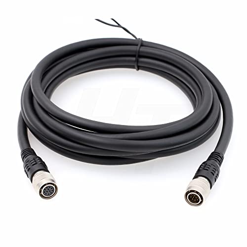 Cable de vídeo HD y VD de 12 pines con alimentación de 12V CC para cámaras industriales 10m 1