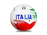 Teorema Giocattoli, Pallone da Calcio Taglia 5 Eco Friendly, Palla Calcio Ufficiale Design Italia (260-280g) per Allenamento Bambini e Adulti, Resistente per Gioco all
