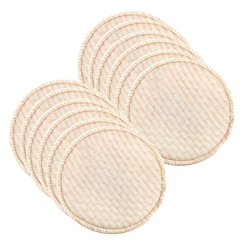 VANZACK Breast Pads for Breastfeeding 12 Reusable Washable Soft Cotton Nursing Pads