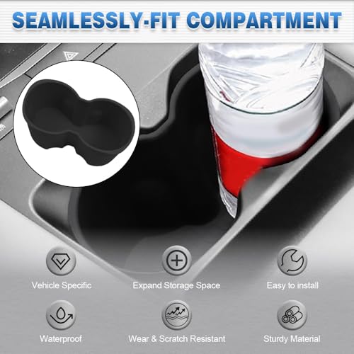 Portavasos para Carro Compatible BYD Yuan Up Atto 2 S1 Pro miniatura 5