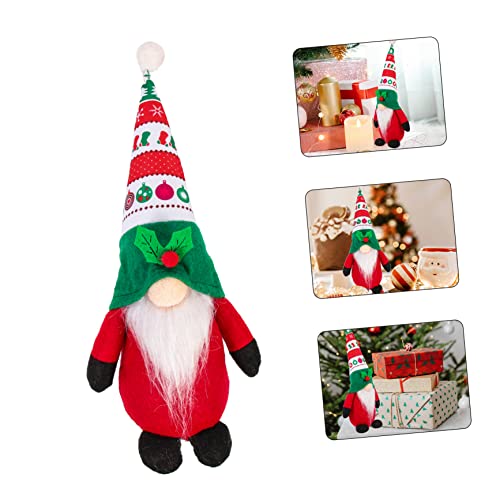 Warmhm 4 Weihnachtspuppenpaare Geschenke Esstischdekoration Tischdekoration Feuerstelle Weihnachtsplüschfiguren Zwergplüschornamente Schwedischer Zwerg Weihnachtszwerg Festival – Bild 3