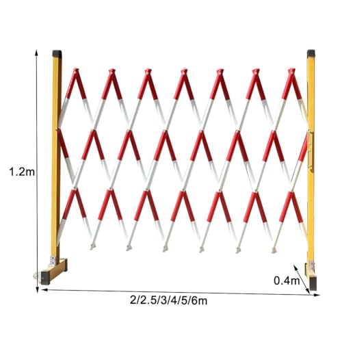 Barrière extensible rétractable en métal pour interdire un accès