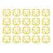 MOTOULAX 20PCS Calf Weaner Farm Livestock Animal Weaner Weaning Tool for Calf Cattle Prevent Sucking Cow Nose Thorn Yellow