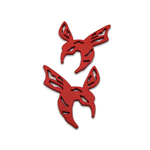 Emblemas de coche de metal rojo estilo abeja para personalizar tuning 1