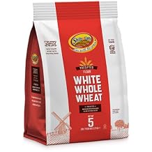Shibolim White Whole Wheat Flour, 5lb | Triple Sifted Flour | 100% Whole Grain |Certified Kosher
