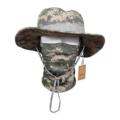 Sombrero Redondeado de Camuflaje QMFIVE Tactical Boonie Hat Cover
