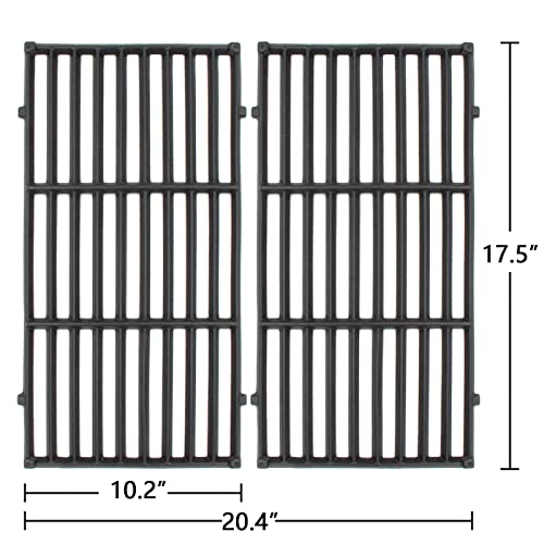 Hongso 7637 Grill Grates for Weber Spirit 200, 17.5 inch Grill Parts for Spirit E210 S210 E215 E220, Spirit II E/S 210 Grills (2013-2017 Front Control Panel), Not for Side Control Models & 300 Series by Hongso - Image 2