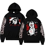 GO2COSY Anime Hellsing Hoodie Alucard Sweatshirt Sweater Jacket Hooded Pullover Fleece Style A