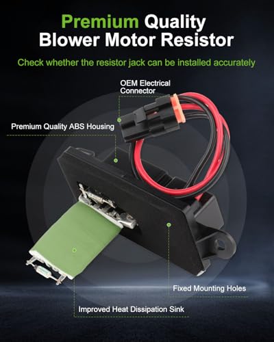 Image of SCITOO Air Conditioning Heater Fan HVAC Blower Motor Resistor Regulator for 1999,2000,2002-2006 for Cadillac Escalade,1999-2004 for Chevrolet Silverado 2500,2000-2006 for GMC Yukon,for Yukon XL 2500