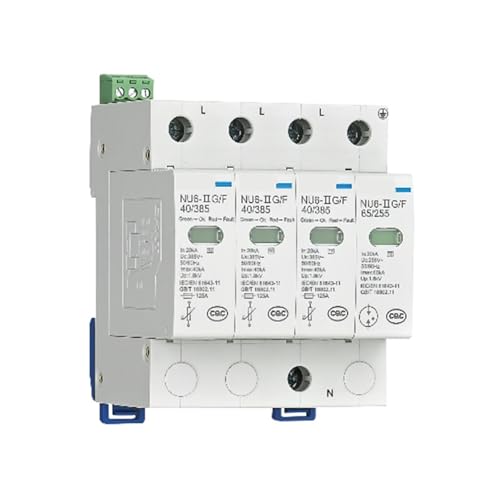 Parasurtenseur NU6 100 kA bloque les surtensions 440V 4P pour machines