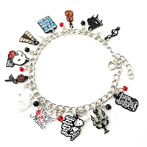 Phantom Opera Bracelet Charm Broadway Horror Bracelet Gifts for Woman4