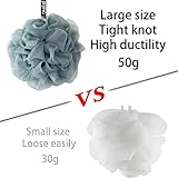 Eastrise Soft Body Scrubber Bath Sponge,Shower Loofah(Light/Dark) (Light colour/3pcs) - Image 5