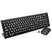 Produktbild V7 CKW200UK Wireless Combo - Tastatur und Maus Englisches Layout (UK, English, QWERTY, USB Nano Receiver), Schwarz