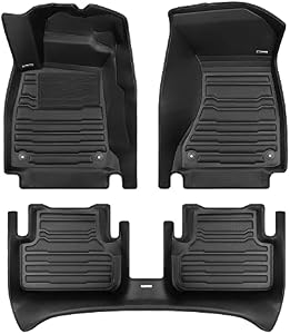 TuxMat - for Audi A5 Sedan 2018-2023 Models - Custom Car Mats - Maximum Coverage, All Weather, Laser Measured - This Full Set Includes 1st and 2nd Rows