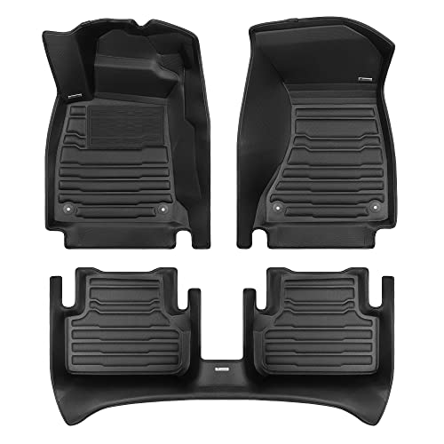 Tuxmat - For Audi A5 Sedan 2018-2024 Models - Custom Car Mats - Maximum Coverage, All Weather, Laser Measured - This Full Set Includes 1St And 2Nd Rows #TOP25