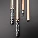 YEUEK Jianying Pool Cue Stick, Billiard Cue Sticks with Hard Case and Extension, 2-Pieces 58