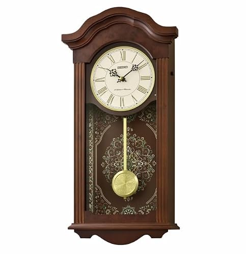 Seiko Clock Wall Clock Brown