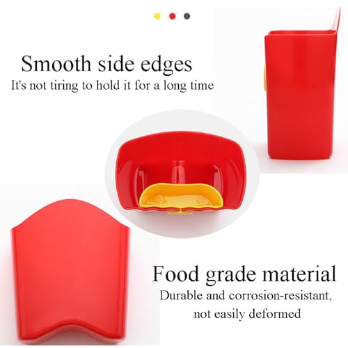 MIAO JIN French Fry Holder With Sauce Holder Set,Display Rack for Food Snack Appetizers Buffet Picnic Party Supplies