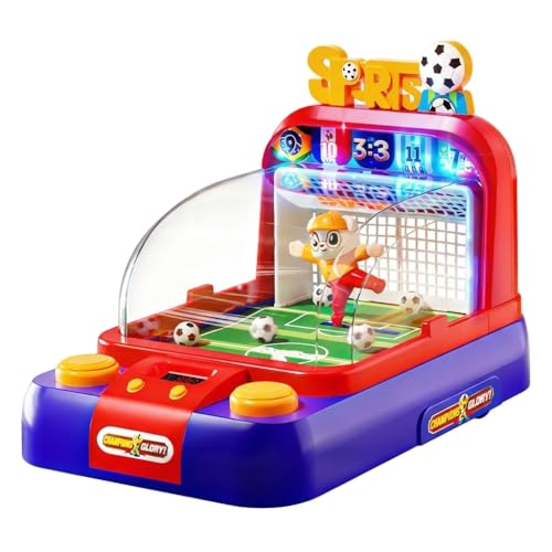 Football intérieur électrique compact : jeu de table sonore pour soirée et famille