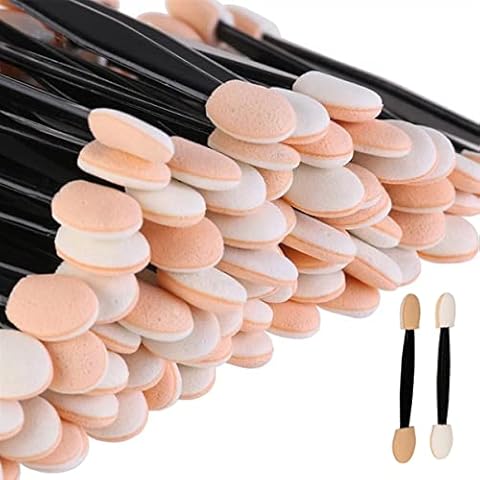 50PCS Disposable Double Head Eyeshadow Brushes Cover