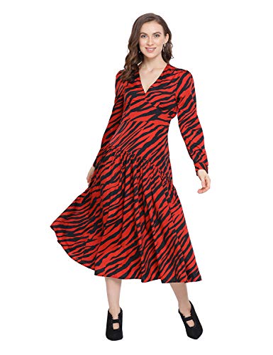 Image of oxolloxo Women Pleated Midi Skirt
