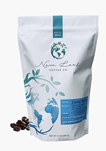 Premium Organic Specialty Coffee- Unique Zero Emissions Eco-Friendly Roasting Process, Superior Taste From Our Specialty Roasting Process That Does Not Use Gas, Sustainably And Ethically Sourced. Fair Trade Beans (Costa Rica, 1 pack- 12 oz)