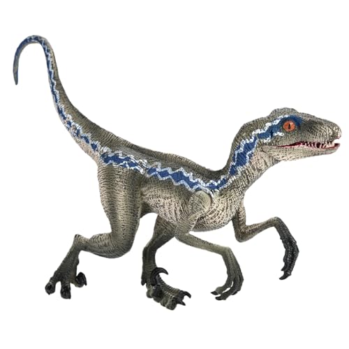 KooingTech Dinosaurier Figuren, Dino Figuren, Dinosaurier Figur Realistische Detailgetreuer Velociraptor Figur(19 * 5 * 12cm)