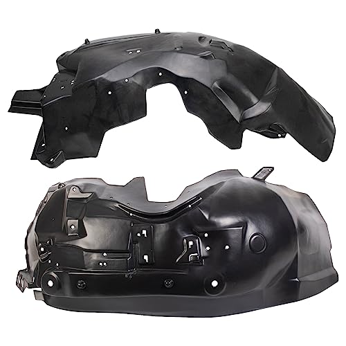 Image of TRQ Front Inner Fender Liner Set Compatible with 1998-2002 Lincoln Town Car FO1246111 FO1247111