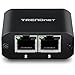 TRENDnet 2-Port Gigabit Splitter with USB Type C Power, TEG-102S, Splits One Network Connection Into Two, Ethernet Splitter, USB Type C Power Cable Included, NDAA & TAA Compliant