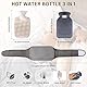 Wärmflasche mit Bezug - Wärmeflasche, Vegena Wärmflaschengürtel Bettflasche Flauschig Gummi, Warmwasserbeutel Hot Water Bottle Bag für Kinder Erwachsene Nacken Schulter Rücken Beine Taillenwärmung