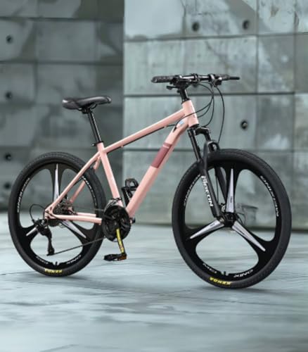 WGM24/26/27.5インチ自転車 ロードバイク 21/24/27/30段変速MTB 高炭素鋼フレーム 前後ディスクブレーキ器 ドロップハンドル 初心者向け 入門級 通勤 通学 快適走る グラベルロードバイク適応身長145-195CM (26インチ/2