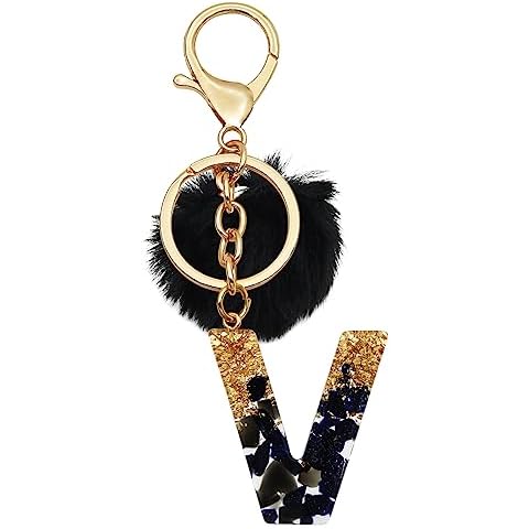 Meitesti Lucky 26 Letter Keychain Cover