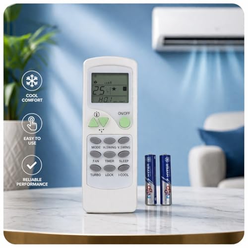 Image of Electronic Spices AC Remote | Compatible with Onida AC (Model AC-7C) with AAA Batteries