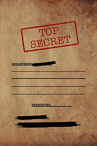 Spy Top Secret Gear vintage Detective Journal For Kids: Fun & Unique Spy Games Notebook Journal Gift For Boys Or Girls; Detective kids Notebook, Secret Agent Journal 6