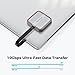 RSHTECH Magnetic M.2 NVMe SSD Enclosure 10Gbps USB C 3.2 to NVME Adapter Support PD 100W and SSD Size 2230/2242 B+M M-Key for iPhone 16 15 Pro/Pro Max/Plus ProRes, iPad Pro and More