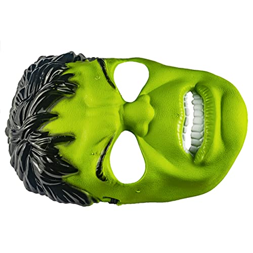 Máscara do Hulk Plástico Super Herói Com Tira Ajustável