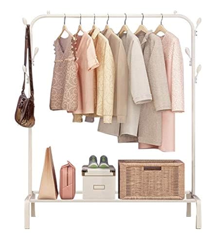 House of Quirk Heavy Duty Iron Garment Rack with 8 Branch Hooks –...
