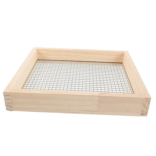 TINEASUR De Jardín De Madera De Tierra para Jardinería para Separar Tierra Arena y Su Jardín o Maceta