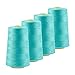 Produktbild 4 x 4572m Qualitäts Overlock-Garn Overlock-Nähgarn Oeko-Tex Farbe 821-860, Farbe:A833 türkis