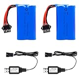 VICMILE 2000mAh 7.4V Electric Water Gun Battery 2S...