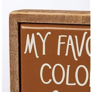 Primitives by Kathy My Favorite Color Is Fall Home Décor Sign Primitives by Kathy My Favorite Color Is Fall Home Decor Sign