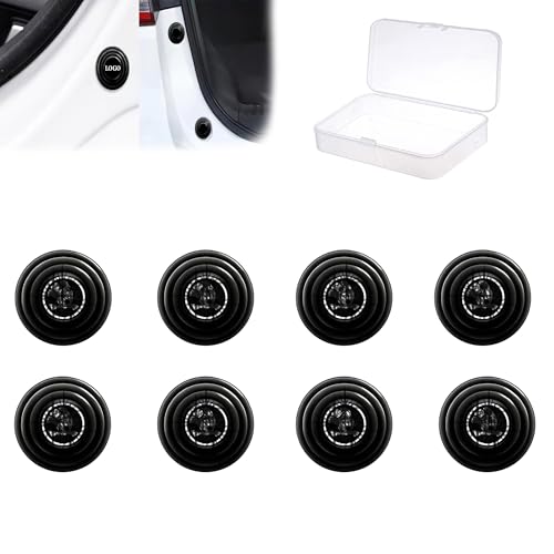 Image of 8Pcs Car Door Shock Absorber Guard Protector Rubber Pads Innovative Auto Gadgets Compatible for Slavia, Kushaq, Kodiaq, Kylaq, Superb, Rapid, Octavia, Fabia, Laura, Karoq