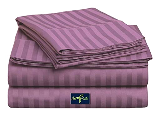Image of Sofrito Micorfiber - Cotton Feel Duvet /Comforter Cover (Double - 91 inchx101 inch - Inches) with Solid Zipper Clousre - Plum | Solid Zipper Closure & Four Corner Ties |