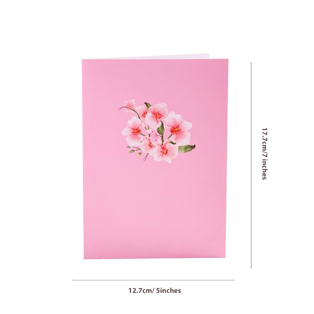 Amazon | 胡蝶蘭の花のグリーティングカード クリエイティブ