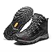 NORTIV 8 Men's Waterproof Hiking Boots Outdoor Trekking Lightweight Mountaineering Leather Shoes,Size 10.5,Black,NMUMHB2501