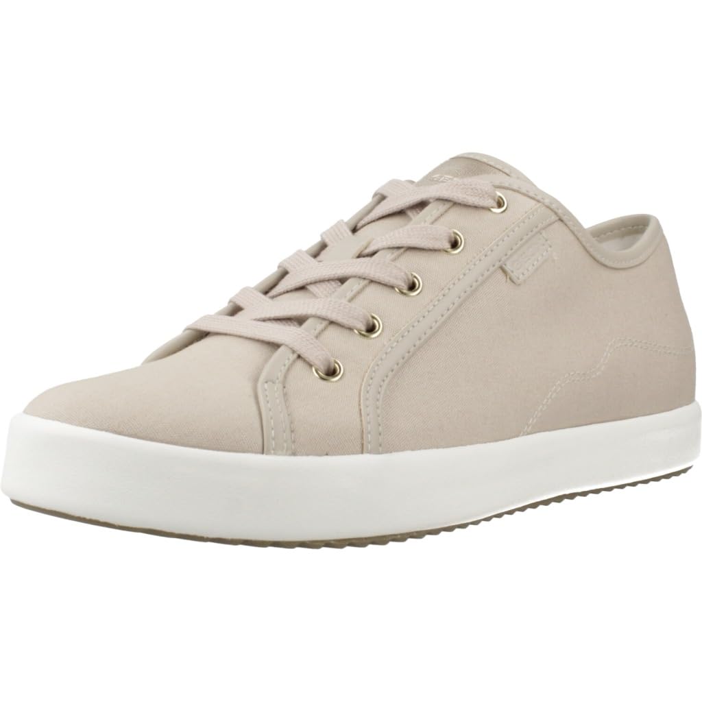 Geox D BLOMIEE E, Women’s Sneaker, Beige/Lt Gold,