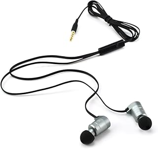 سماعات اذن بسلك PC-21 ايه يو اكس 3.5 ملم مع ميكروفون ستيريو أذن رياضية للألعاب من اوي أسود داخل الأذن