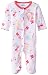 Bon Bebe Baby Girls' Footed Velour Coverall