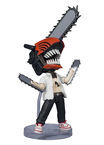 Tamashi Nations - Chainsaw Man - Chainsaw Man, Bandai Spirits Figuarts Mini, 3.5 Inch (Pack of 1)